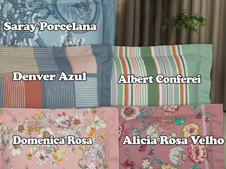 Fronha Avulsa 150 fios 100% Algodo - Ambiance - Dui Design