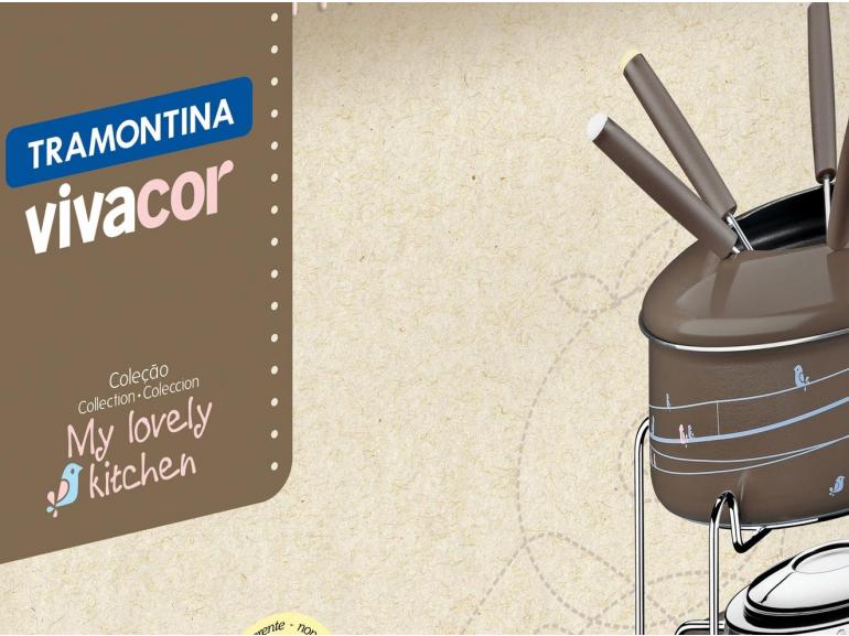 Jogo de Fondue 11 peas - My Lovely Kitchen - 20617/614 - Tramontina