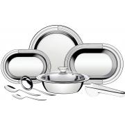 Jogo para Servir 8 peas em Ao Inox - Ciclo - 64510/890 - Tramontina