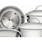 Jogo de Panelas 5 peas em Ao Inox - Allegra - 65650/380 - Tramontina