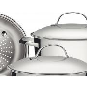 Jogo de Panelas 5 peas em Ao Inox - Allegra - 65650/380 - Tramontina