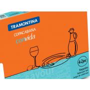 Faqueiro 42 peas em ao Inox c/ faca para churrasco - Copacabana - 66901/774 - Tramontina