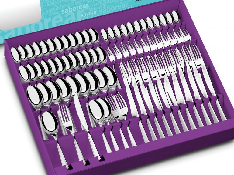 Faqueiro 84 peas em ao Inox - Cosmos - 66950/520 - Tramontina