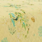 Enxoval Casal com Cobre-leito 7 peas 150 fios - Alberta Amarelo - Dui Design