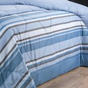 Edredom King Cetim 300 fios - Alcazar Azul - Dui Design