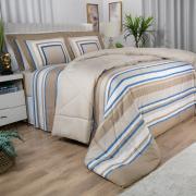 Edredom Queen Cetim 300 fios - Alcazar Bege - Dui Design