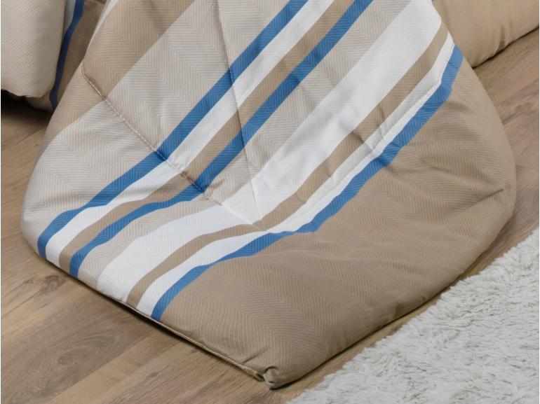 Edredom Queen Cetim 300 fios - Alcazar Bege - Dui Design