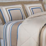 Edredom Queen Cetim 300 fios - Alcazar Bege - Dui Design