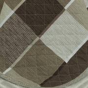 Kit: 1 Cobre-leito Casal + 2 Porta-travesseiros 150 fios - Alex Taupe - Dui Design