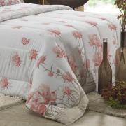 Edredom Casal Percal 180 fios 100% Algodo - Alxia Pssego - Dui Design