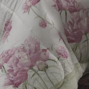Edredom Solteiro Percal 180 fios 100% Algodo - Alxia Rosa - Dui Design