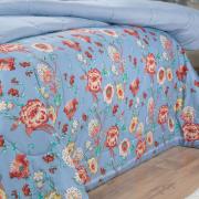 Jogo de Cama Casal 150 fios - Alicia Indigo - Dui Design