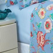 Jogo de Cama Casal 150 fios - Alicia Indigo - Dui Design
