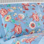 Jogo de Cama Casal 150 fios - Alicia Indigo - Dui Design