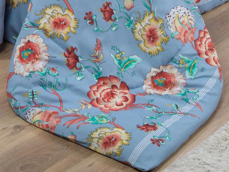 Edredom Queen 150 fios - Alicia Indigo - Dui Design