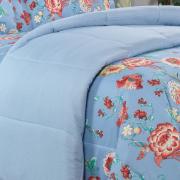 Edredom Queen 150 fios - Alicia Indigo - Dui Design