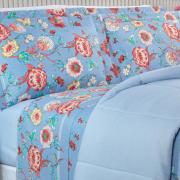 Edredom Queen 150 fios - Alicia Indigo - Dui Design