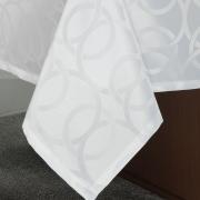 Toalha de Mesa Fácil de Limpar Quadrada 8 Lugares 220x220cm - Alliance Branco - Dui Design