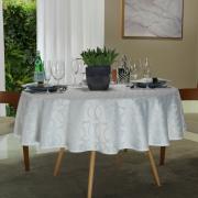 Toalha de Mesa Fácil de Limpar Redonda 220cm - Alliance Branco - Dui Design