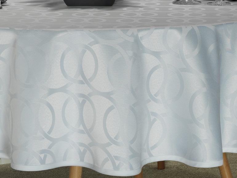 Toalha de Mesa Fácil de Limpar Redonda 160cm - Alliance Branco - Dui Design