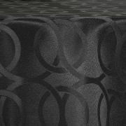 Toalha de Mesa Fácil de Limpar Redonda 160cm - Alliance Preto - Dui Design
