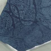 Edredom Queen Pele de Carneiro e Plush - Sherpa Allure Azul Stone - Dui Design