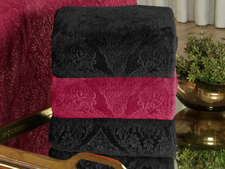 Manta de Microfibra Queen Flanelada 250 gramas/m - Allure - Dui Design