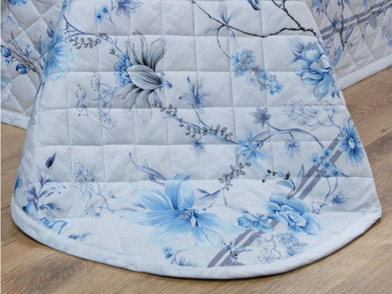 Kit: 1 Cobre-leito King + 2 Porta-travesseiros Percal 180 fios - Alma Cinza - Dui Design