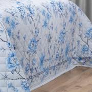 Kit: 1 Cobre-leito King + 2 Porta-travesseiros Percal 180 fios - Alma Cinza - Dui Design