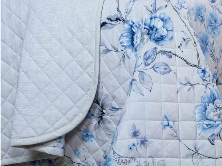 Kit: 1 Cobre-leito King + 2 Porta-travesseiros Percal 180 fios - Alma Cinza - Dui Design