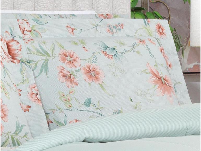 Jogo de Cama Casal Percal 180 fios - Alma Vintage - Dui Design