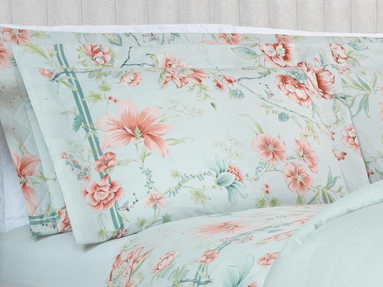 Jogo de Cama Casal Percal 180 fios - Alma Vintage - Dui Design