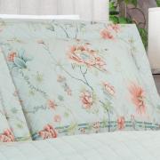 Kit: 1 Cobre-leito Casal + 2 Porta-travesseiros Percal 180 fios - Alma Vintage - Dui Design