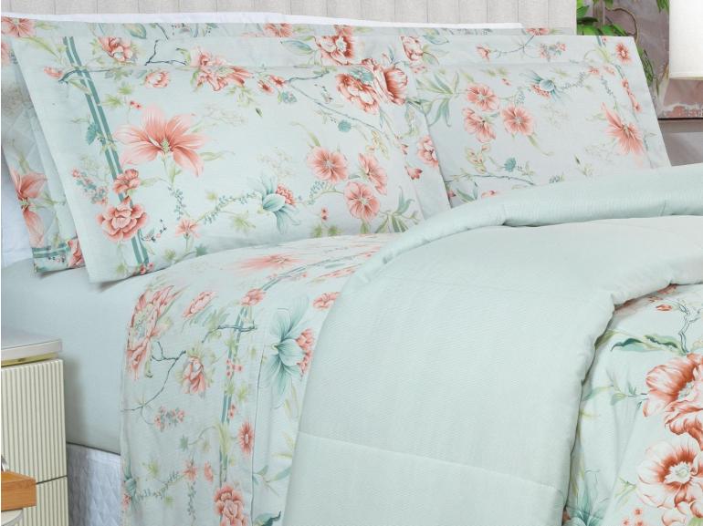 Edredom Casal Percal 180 fios - Alma Vintage - Dui Design