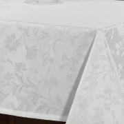 Toalha de Mesa Fácil de Limpar Retangular 8 Lugares 160x270cm - Amalfi Branco - Dui Design