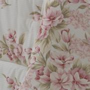 Jogo de Cama Queen Percal 180 fios 100% Algodo - Amlia Rosa - Dui Design