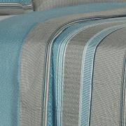 Kit: 1 Cobre-leito Queen Bouti de Microfibra Ultrasonic Estampada + 2 Porta-travesseiros - Amarante Azul - Dui Design