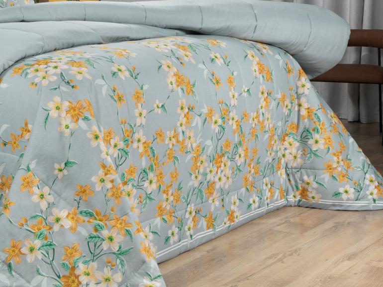 Jogo de Cama Queen 150 fios - Amaris Verde - Dui Design