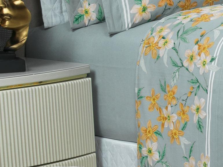 Jogo de Cama Queen 150 fios - Amaris Verde - Dui Design