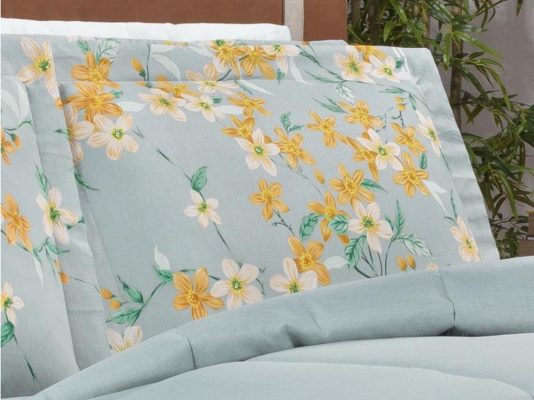 Jogo de Cama Queen 150 fios - Amaris Verde - Dui Design