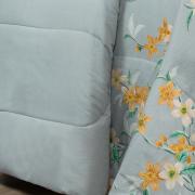 Enxoval Casal com Edredom 5 peas 150 fios - Amaris Verde - Dui Design