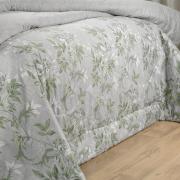 Jogo de Cama Solteiro Cetim 300 fios - Amazon Cinza - Dui Design