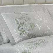 Jogo de Cama Solteiro Cetim 300 fios - Amazon Cinza - Dui Design