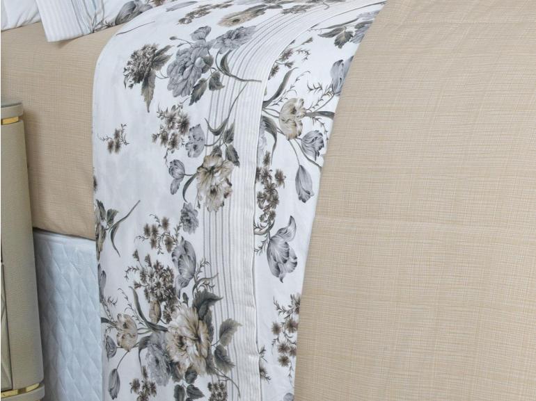 Jogo de Cama Solteiro Percal 200 fios - Anabel S�phia - Dui Design