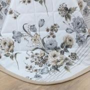 Kit: 1 Cobre-leito King + 2 Porta-travesseiros Percal 200 fios - Anabel S�phia - Dui Design