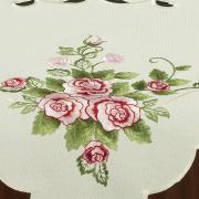 Centro de Mesa Quadrado com Bordado Richelieu 85x85cm - Anabela Rosa - Dui Design
