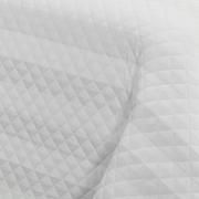 Kit: 1 Cobre-leito Casal + 2 porta-travesseiros Cetim 300 fios - Andros Branco - Dui Design