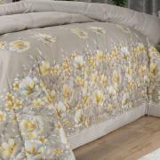 Jogo de Cama Queen Cetim 300 fios - Angelique Bege - Dui Design