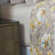 Jogo de Cama Queen Cetim 300 fios - Angelique Bege - Dui Design