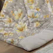 Edredom Queen Cetim 300 fios - Angelique Bege - Dui Design